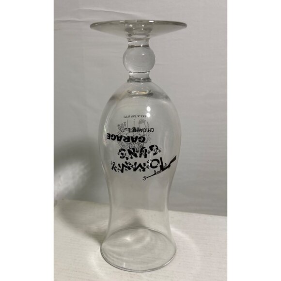 Tommy Guns Garage Chicago Hurricane Glass 8.25" Tall Vintage Barware Collectible - Picture 6 of 6